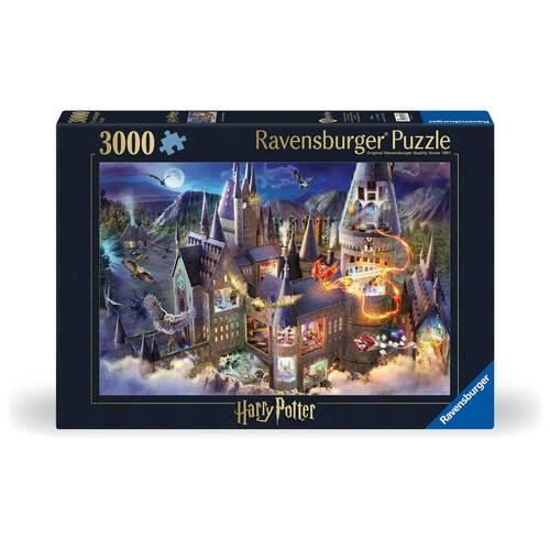 3000pc Ravensburger Hogwarts Castle Cutaway Jigsaw Puzzle 121x80cm 14y+