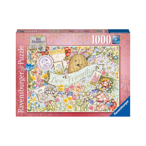 1000pc Ravensburger Bee Friendly Jigsaw Kids Puzzle Toy 70x50cm 12y+