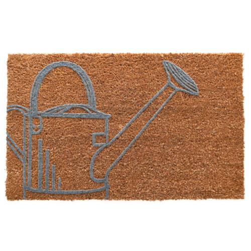 Esschert Design Doormat Watering Can Indoor Outdoor 60cm Brown