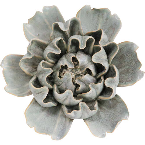 LVD Ceramic Cabbage Sculpture Home Decor 14.5cm Silver