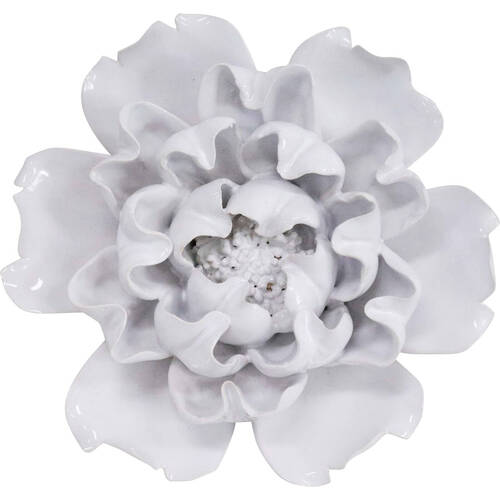 LVD Ceramic Cabbage Sculpture Home Decor 14.5cm White