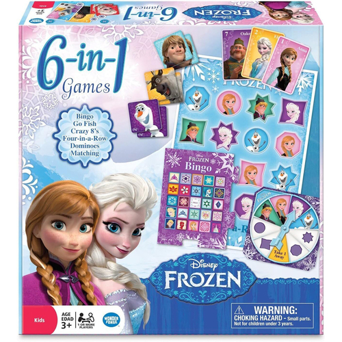 Ravensburger Disney Frozen 6-in-1 Kids/Childrens Family Games 3Y+ 