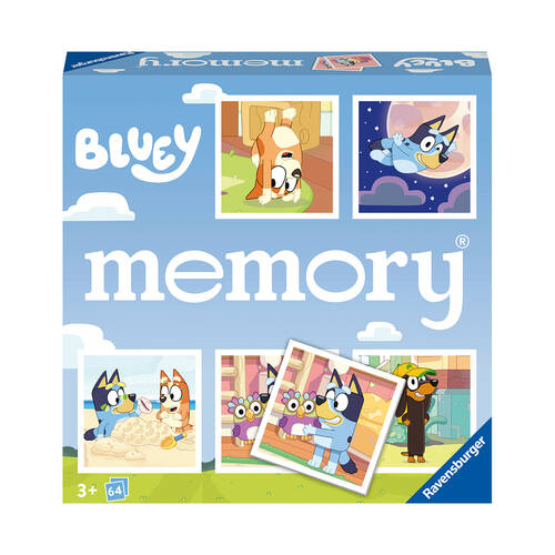 Ravensburger Bluey Memory Kids Educational Toy 5x19cm 3y+