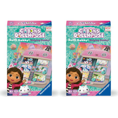 2PK Ravensburger Gabby's Dollhouse Bring Along Kids Toy Family Game 3y+
