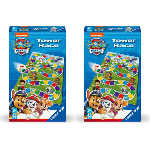 2PK Ravensburger Paw Patrol Characters Tower Race Kids Toy Family Board Game 3y+