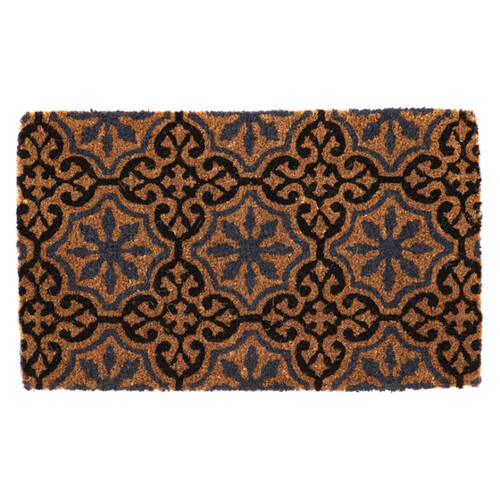 Esschert Design Door Mat Rosettes Indoor Outdoor Decor 75cm
