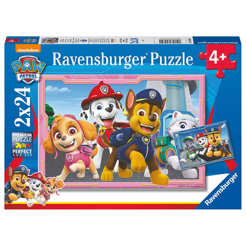 2x24pc Ravensburger Paw Patrol Little Dogs Big Heroes Jigsaw Puzzle 4+