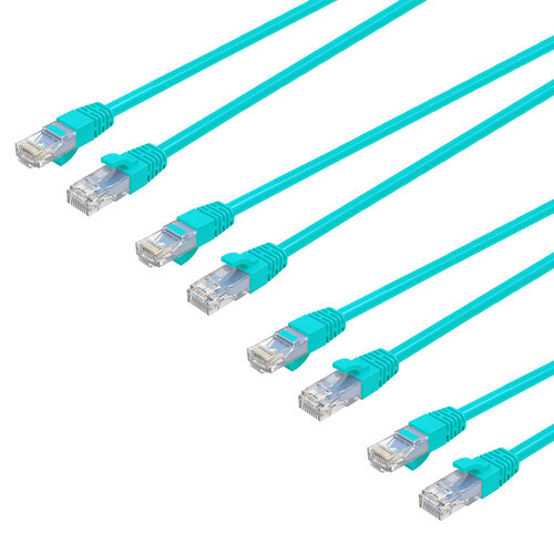 4PK Cruxtec 10m Cat6 RJ45 LAN Internet Ethernet Network Cable - Green