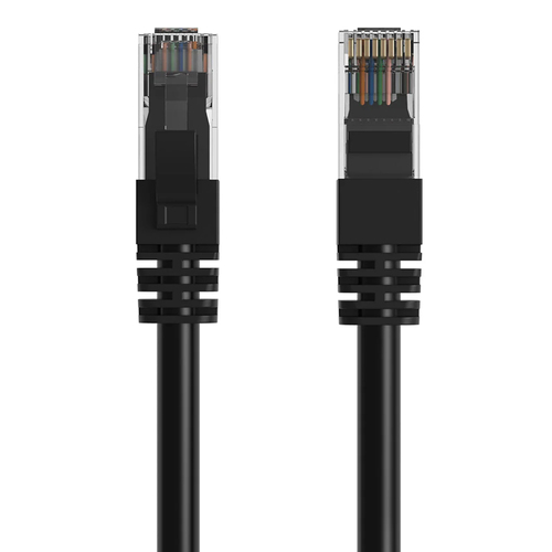 Cruxtec RJ45 Internet LAN 50m CAT6 10GbE Ethernet Cable - Black