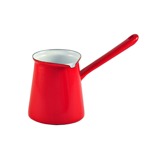 Urban Style 7cm Enamel 750ml Turkish Coffee Pot - Red