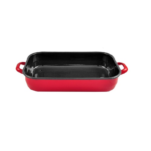 Urban Style 32cm/3.4L Enamel Baking Dish Roasting Tray - Red