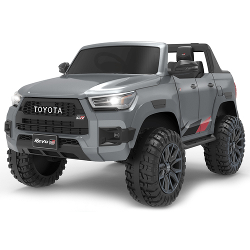 Volta Revo Toyota Hilux Ute Grey Kids Ride On Car Smart Control Toy 3+