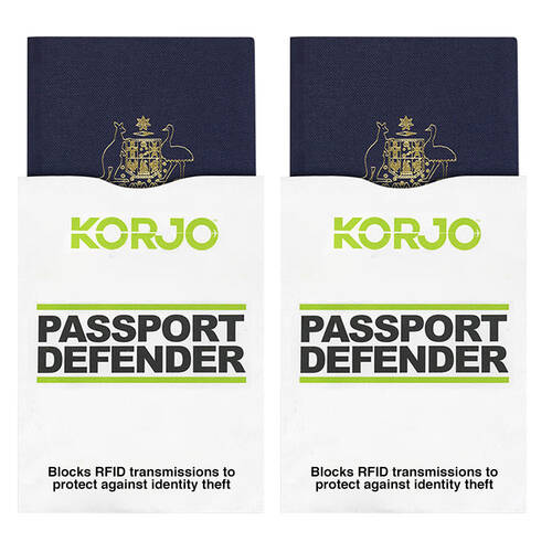 2x 2pc Korjo Sleeves Passport Defender