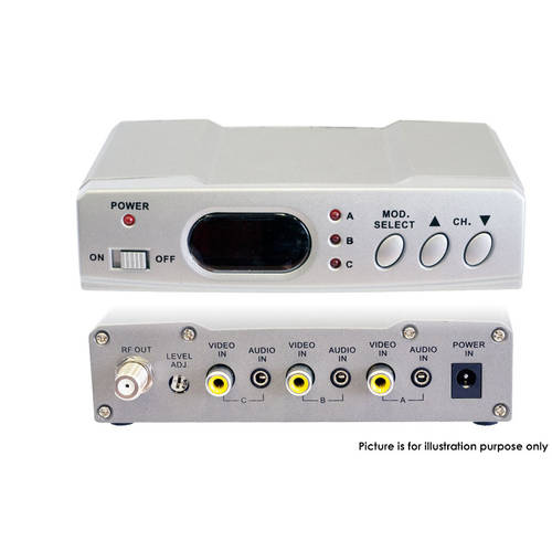 Pro2 Rfmx3 3X Inputs Av Rca Composite Rf Antenna Video Modulator