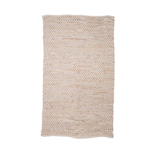 DWBH Leather 150x90cm Rug/Mat Home Decor Carpet Camel - Beige