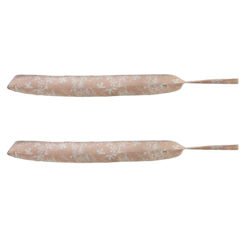 2PK Belle Myrtle Chambray Draught Stopper Wind Blocker 90cm - Clay