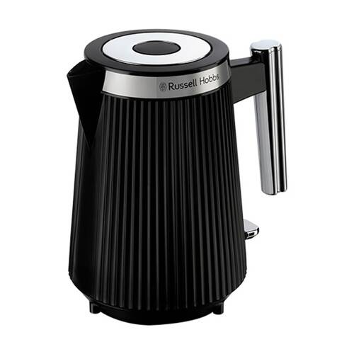 Russell Hobbs Bronte Black Kettle Modern Design Finish Black/Silver