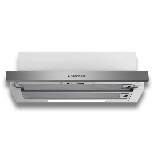 Kleenmaid Slide Out Reversible Vent Rangehood Silver 60cm