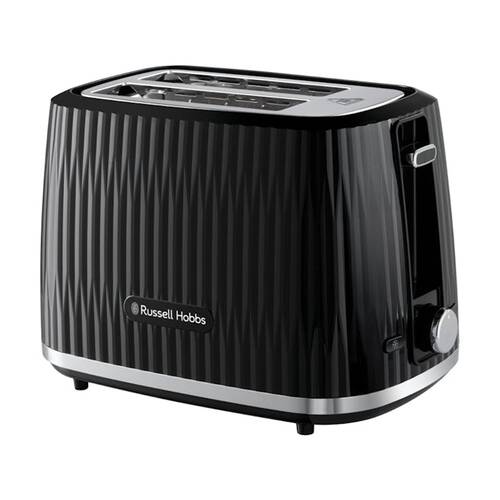 Russell Hobbs Eden 2 Slice Toaster Bread Defrost Setting 800W Black