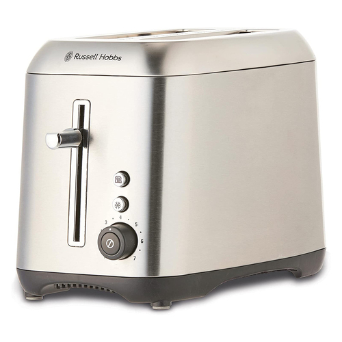 Russell Hobbs RHT82BRU Carlton 2 Slice Toaster Brushed Stainless Steel