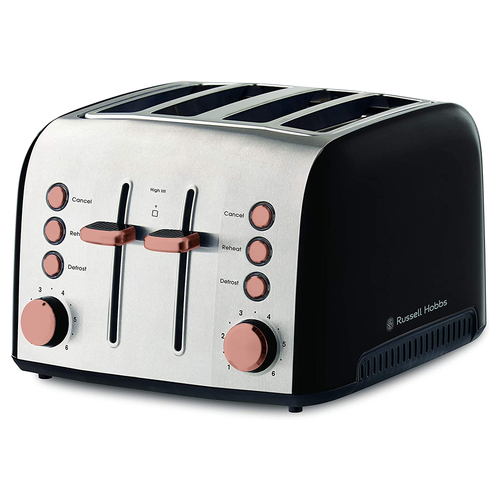 Russell Hobbs RHT94COP Brooklyn 4 Slice Toaster Copper