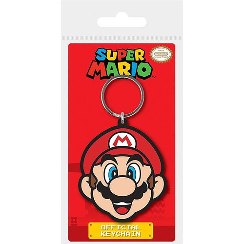 Super Mario Themed Kids/Childrens Video Game Novelty Rubber Keyring