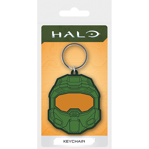 Halo Series Master Chief Themed Durable Novelty Rubber Keyring Set