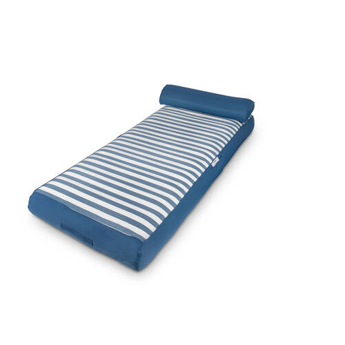 Spire Adalus Inflatable Pool/Beach Lounger Durable Fabric 190x90x22cm Blue