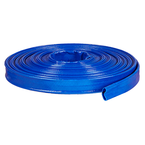 Rural Max PVC Lay Flat Hose 4 Bar 2" 50m Roll - Blue