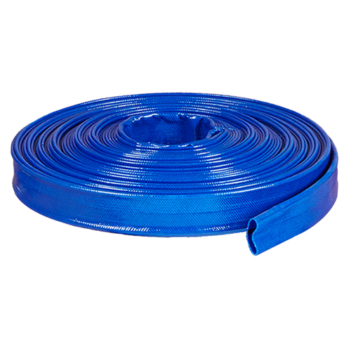Rural Max PVC Lay Flat Hose 4 Bar 3" 50m Roll - Blue