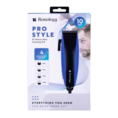 Remology Pro Style 10pc Hair Cutting Kit 4 Comb Guides
