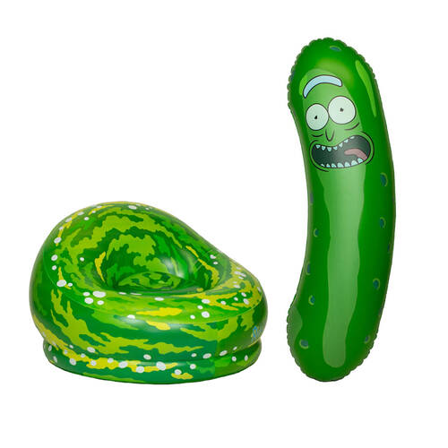 giant inflatable pickle rick