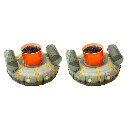 2pc Poolcandy Rick & Morty Space Cruzer Drink Floats