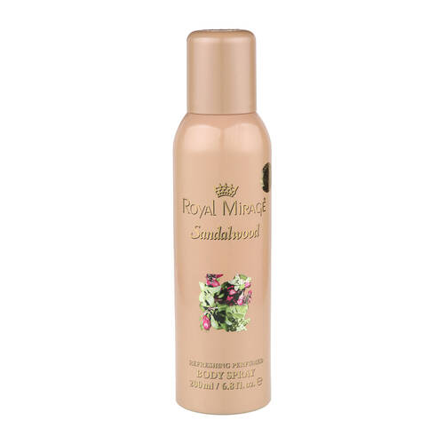 Royal Mirage Sandalwood Body Fragrance Spray For Women 200ml