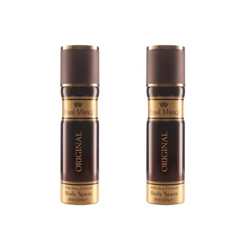 2PK Royal Mirage Original Body Fragrance Spray For Women 200ml