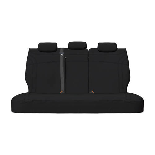 Getaway Neoprene Rear Row 2 Black Seat Covers - Pajero Sport SUV 2015-2019