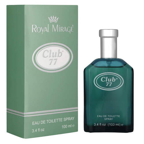 Royal Mirage Club 77 EDT Eau De Toilette Fragrance Spray For Men 100ml