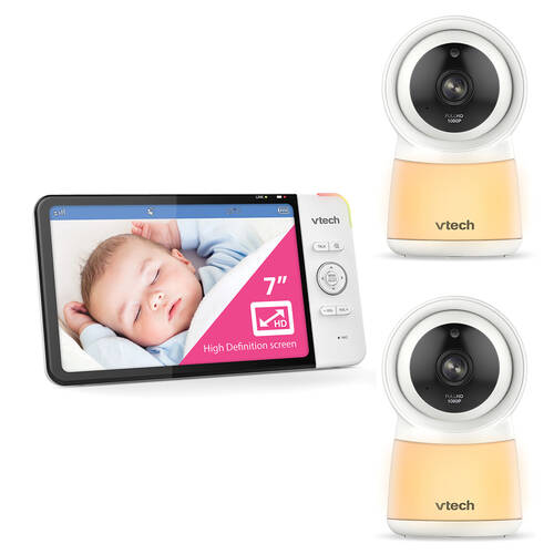 Vtech 7" Smart Wi-Fi HD Video Baby Monitor with 2x Camera