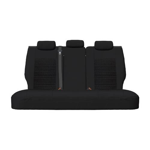 Sperling Weekender Jacquard Rear Black Seat Covers - Pajero SUV Row 3 2006-2021