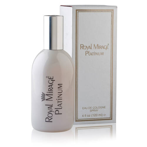 Royal Mirage Platinum EDC Eau De Cologne Fragrance Spray Unisex 120ml