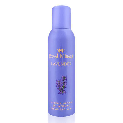 Royal Mirage Lavender Body Fragrance Spray For Women 200ml