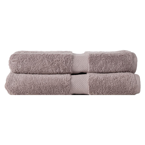 2pc Canningvale Royal Splendour Bath Sheet Set Storm Grey