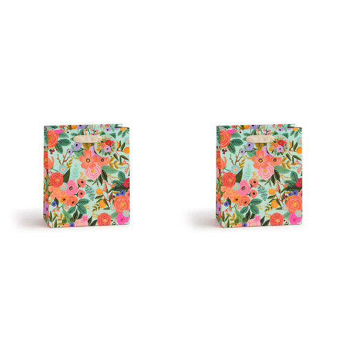 2PK Rifle Paper Co Gift Bag w/ Ribbon 20.5x24cm Medium - Garden Party