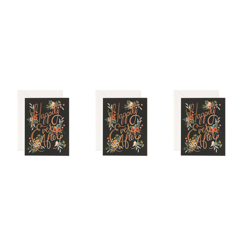 3PK Rifle Paper Co Single Card w/ Envelope Eternal Happily Ever After 10.7x14cm