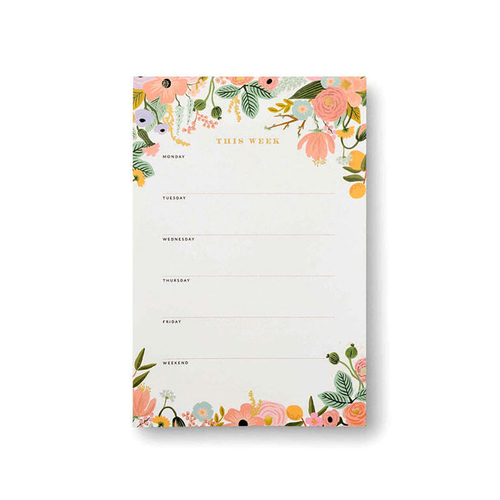 Rifle Paper Co 30cm Memo Notepad Garden Party Pastel 65-Sheets