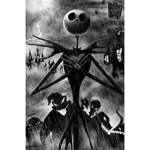 Disney 86x57cm The Nightmare Before Christmas Shadow Poster