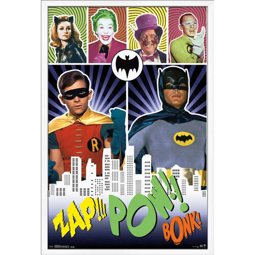 Batman TV 86x57cm Pow Hero/Villain Poster Wall Decor