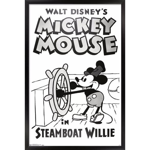 Disney Mickey Mouse Steamboat Willie Wall Decor 91x61cm