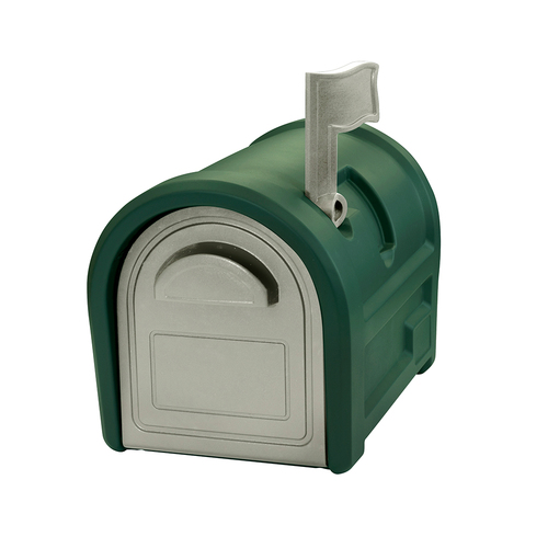 Sandleford Ranch Plastic 34x31cm Rural Letterbox Cottage Green/Bushland