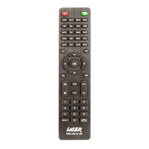 Laser Lightweight DVD Player Remote Large Press Buttons Home Entertainment Black